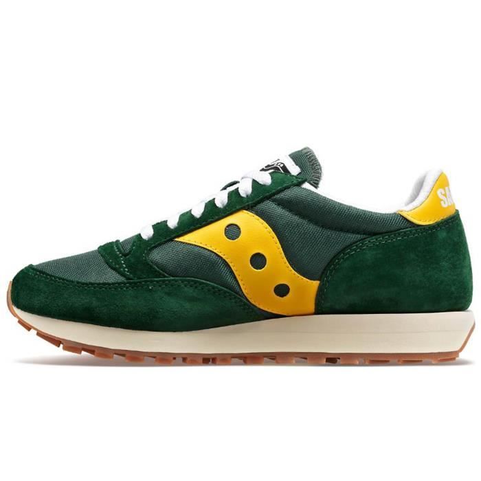 Chaussures Saucony Jazz 81 pour Homme Vert Classics Occasionnel Adulte Running