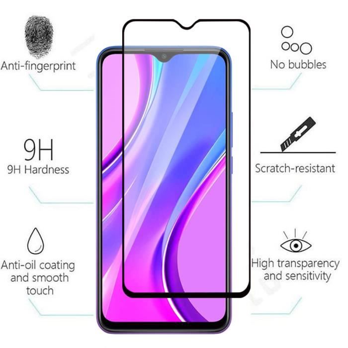 Protection écran Verre Trempé Pour Xiaomi Redmi Note 9 - Anti-rayures 9H - Transparent