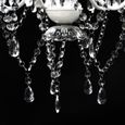 Transparent Lustre Cristal-Lustre 5 ampoules-Pour la maison-40X40cm-2