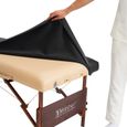 Master Massage Housse en PU, résistante à l'huile pour table de massage Ajustement parfait-Bleu royal-2