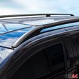 Barres de toit longitudinales pour Renault Kangoo 1996-2007 L1 Aluminium Noir-2