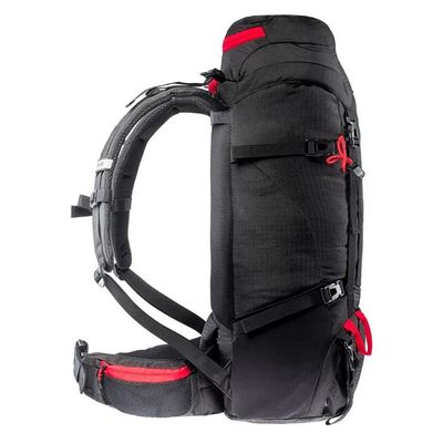 Sac à dos HI-TEC Brigg Noir-Rouge-Blanc - Randonnée - Mixte - Adulte