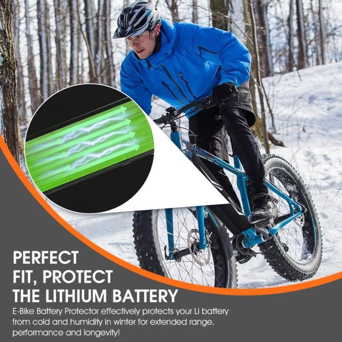 WEST BIKING-Couvercle de batterie de vélo électrique,anti