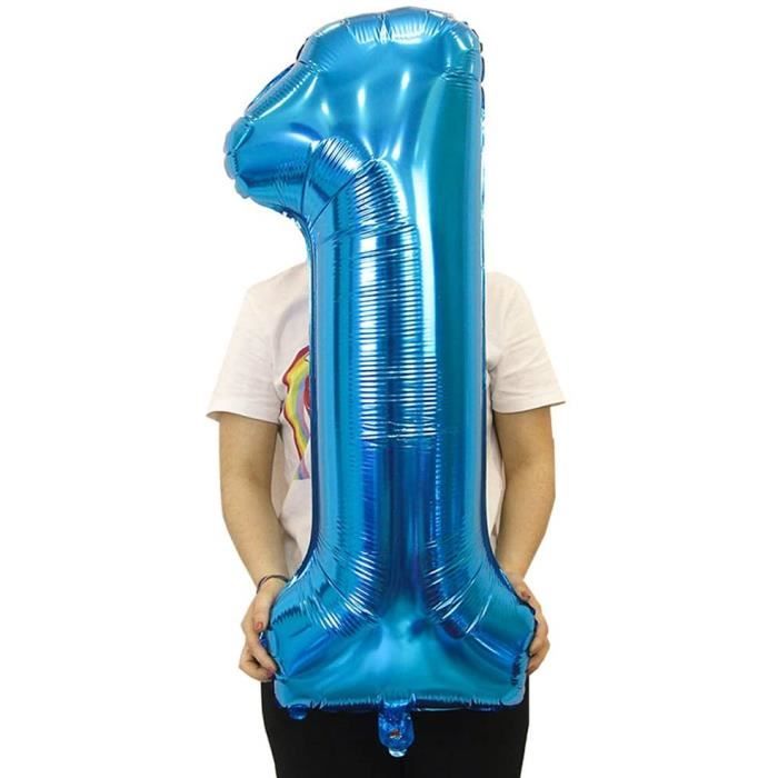 Ballon Anniversaire 5 Bleu, GUBOOM 32 Pouces Ballon Géant Ballon Chiffre 5,  ballon gonflable anniversaire, Décoration Anniversaire, Hélium Ballons :  : Cuisine et Maison
