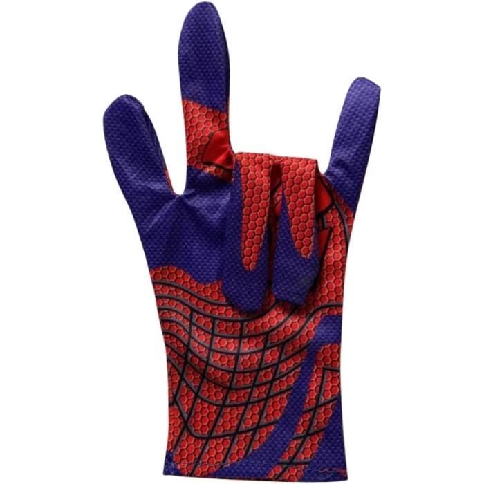 Lot de 2 Gant de Lanceur pour Spiderman, Super Spider Launcher, pour héros,  Jouet de Poignet de Lanceur d'araignée, pour Enfants Accessoires éducatifs