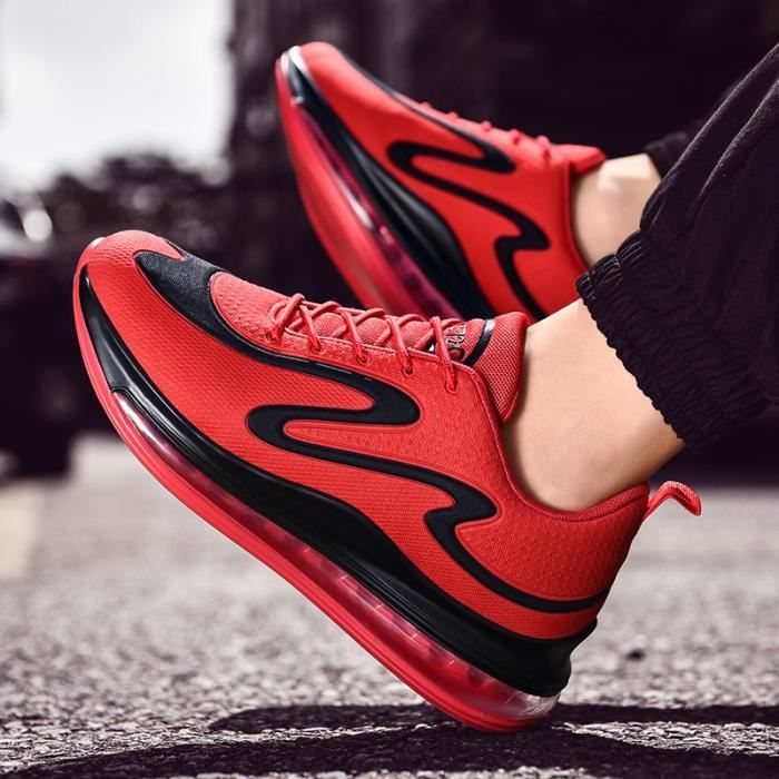 BASKET Homme Loisir Mode Respirant Poids Leger Chaussures de BASKET rouge NS Rouge Cdiscount Chaussures