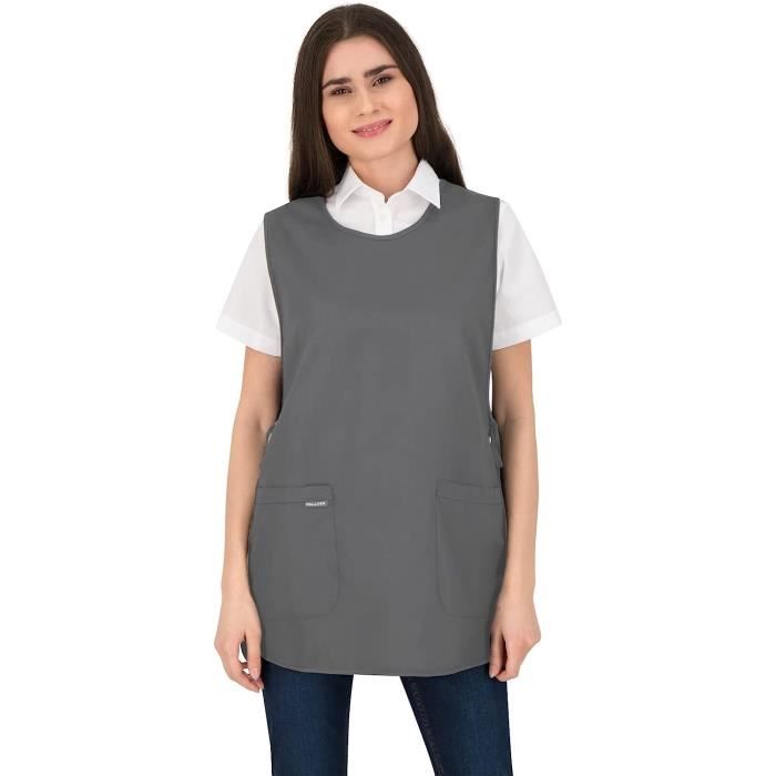 PALLTEX Ampato Blouse de Travail Femme de Menage Tablier Femme de