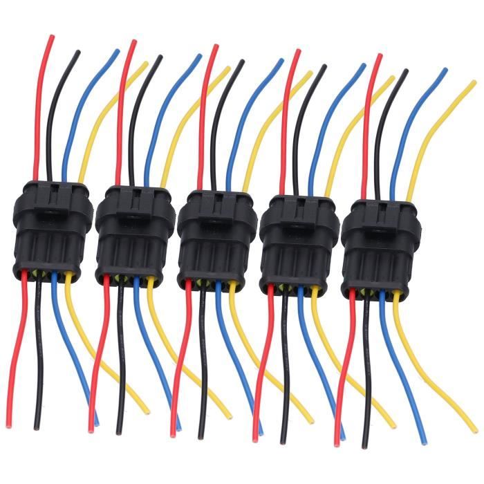 câble de connecteur étanche Connecteur électrique de voiture de manière de  5 pcs connecteur de fil automobile-SURENHAP
