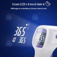 INN® Thermomètre electronique frontal infrarouge précis thermomètre de température électronique front haute précision enfants bébé a-3