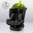 LIONELO Bastiaan One - Siège-auto bébé évolutif - De 0 à 36 Kg - Groupe 1/2/3 - Technologie 360° ISOFIX - Noir-3
