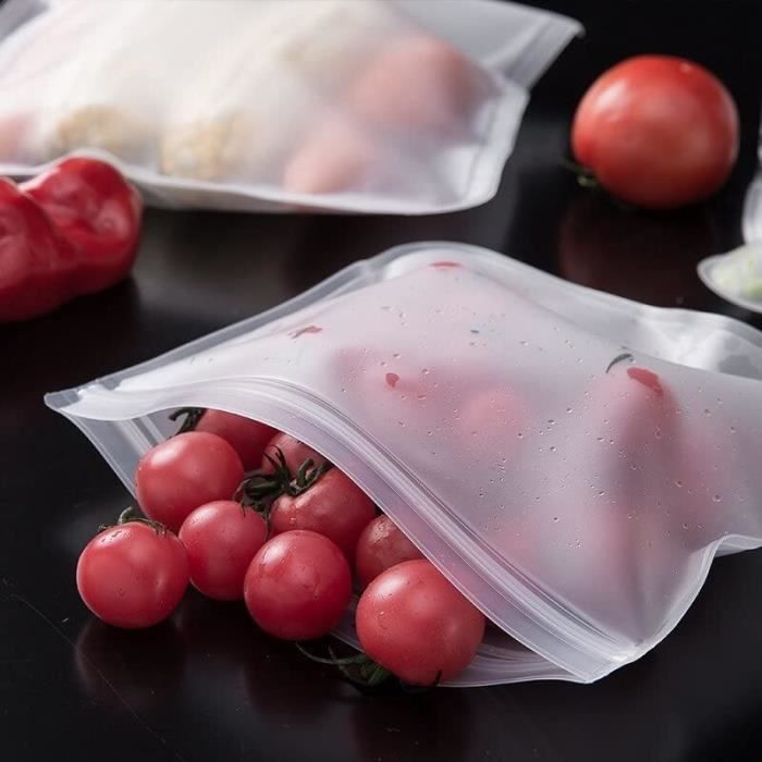 Sachet Plastique Transparent Sac de rangement de nourriture en
