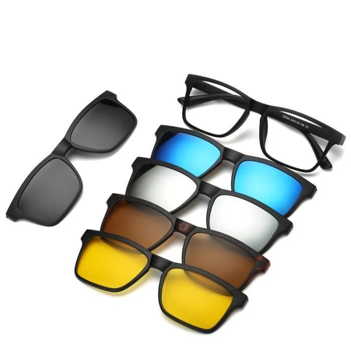 Clip magn tique pour lunettes de soleil Clip miroir sur lunettes
