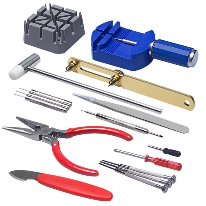 Kit De Réparation Montres 6 Pièces - Ouvre-boîtier Multi-tailles - Pour Changer Piles Ou Ajuster Bracelets