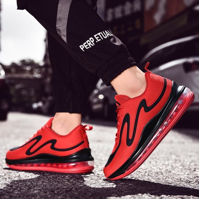 BASKET Homme Loisir Mode Respirant Poids Leger Chaussures de BASKET rouge NS Rouge Cdiscount Chaussures