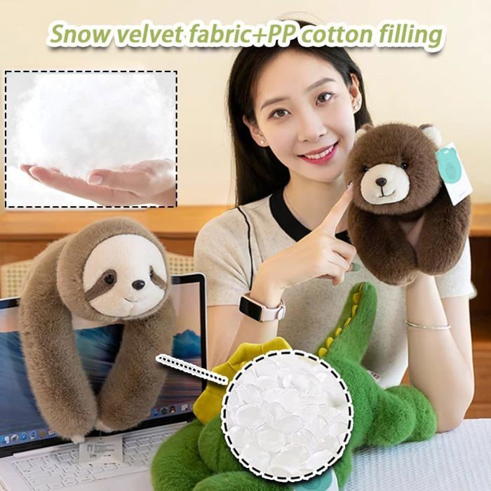 Peluche Lestée Panda Roux 65cm(1kg) Coussin Apaisant AntiAnxiété — free download