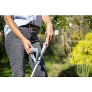 Cisaille à Gazon Coupe-Bordures 37 Cm Avec Lame Orientable 180° - Ciseaux Jardin En Acier Inoxydable