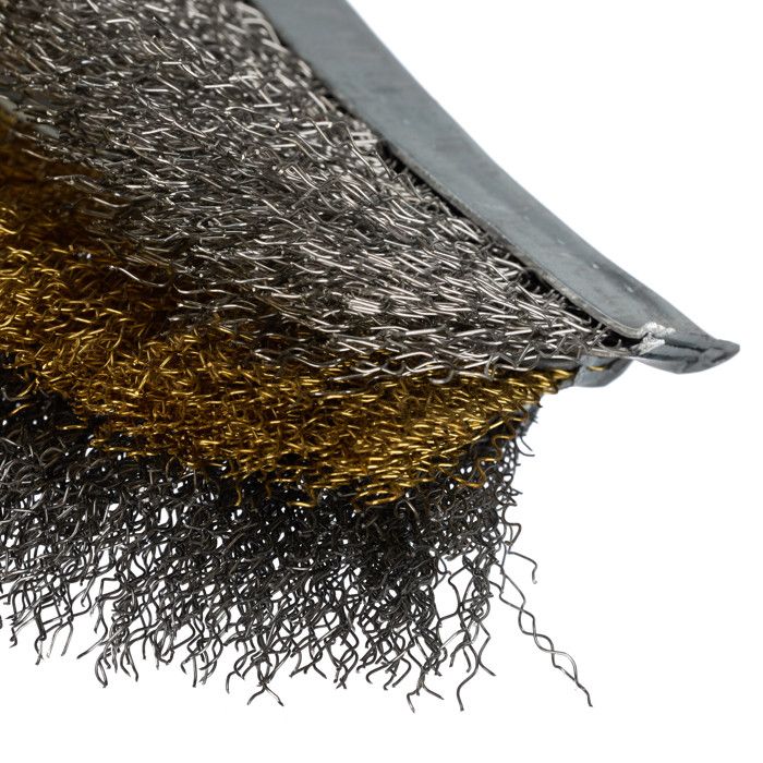 Relaxdays Brosse En Fil De Fer; Jeu De 7, 3 En Acier Inoxydable