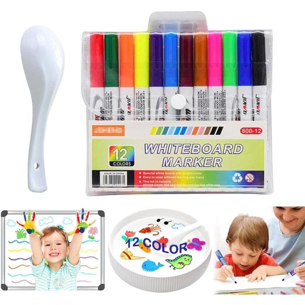 Stylo Pinceau à Eau Réutilisable - Pour Tapis De Peinture Magique - Rechargeable, Pointe Douce - Enfant, étudiant, Artiste - 9