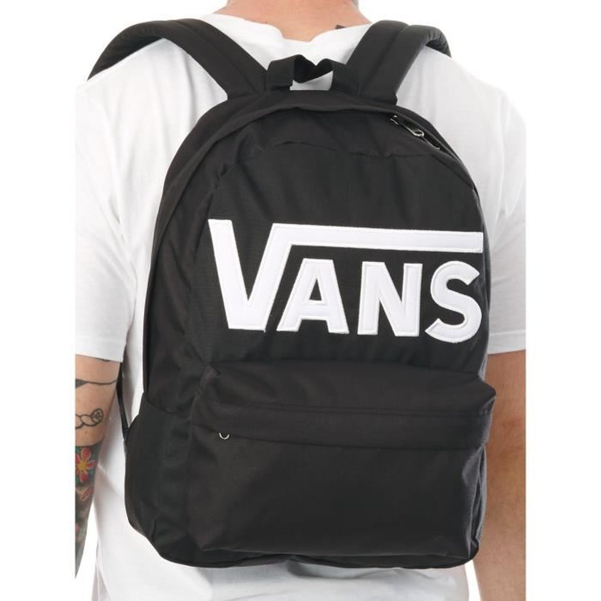 sac a dos vans noir et blanc