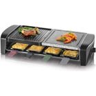 Appareil à raclette SEVERIN - RG9645 - Jusqu'à 8 personnes - Plaques de cuisson combinées - 1400W