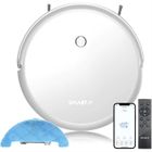 SLEEPLESS TONIGHT SmartAi G50 Aspirateur Robot Laveur Forte Aspiration de 2600pa 160min Navigation Gyroscope Blanc