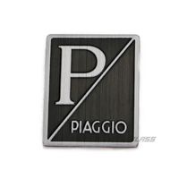 Garde-boue - bavette,Autocollants logo 3D en plastique 3M,Badge avant de moto,autocollant pour Piaggio Vespa GTS 250 300 - Type I