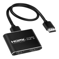 Répartiteur HDMI 1x2 pour 2 écrans 3D / 4K / 1080p