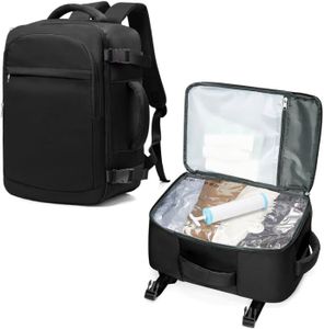 Sac à Dos De Voyage Sous Vide 25-60L Avec Pompe – Extensible, Anti-vol, Pour Avion, Séparation Sec/humide - 4