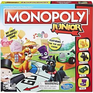 JEU SOCIÉTÉ - PLATEAU Hasbro - Jeux de Societe - Monopoly Junior (  Excl
