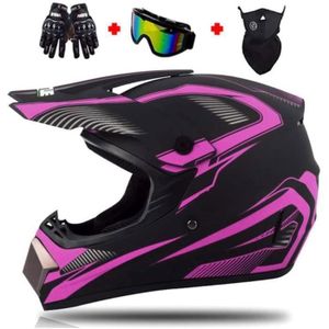 CASQUE MOTO SCOOTER RUMOCOVO® Casque de Motocross Garçons Filles Casqu