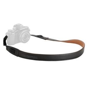 Olympus CSS-S110 LS Courroie poignet en cuir Noir
