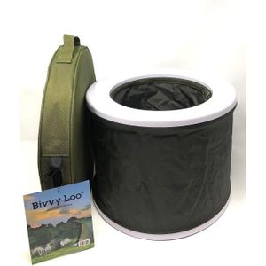 WC - TOILETTES Bivvy Loo Portable Toilette - Toilette de Camping - Festival de Toilettes WC - Pêche - Camping WC - SE Plie à Plat - Prend en Ch15