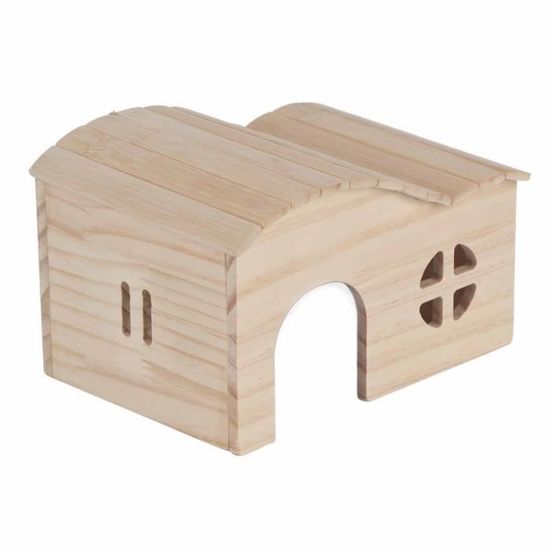 Picture of Zerodis Hamster Hideout Hut, Bite Resistant Hamster House for Golden ...