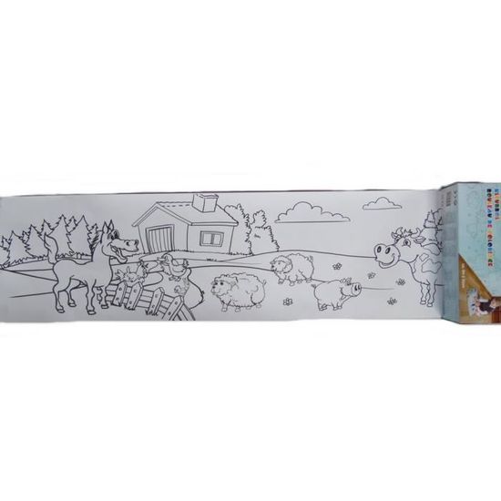 Rouleau de Coloriage pour Enfants - Dinosaure - Stimule la créativité