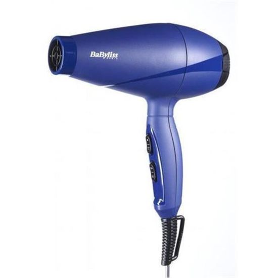 BABYLISS 6604NPE Sèche-cheveux 2000 W - Flux d'air de 90 km/h -Bleu