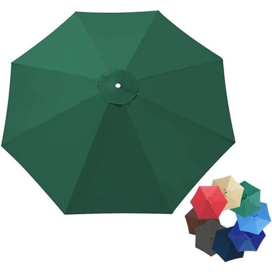 Toile De Remplacement Pour Parasol - 2m à 4m, 6 Ou 8 Baleines, Polyester Imperméable, Plusieurs Couleurs