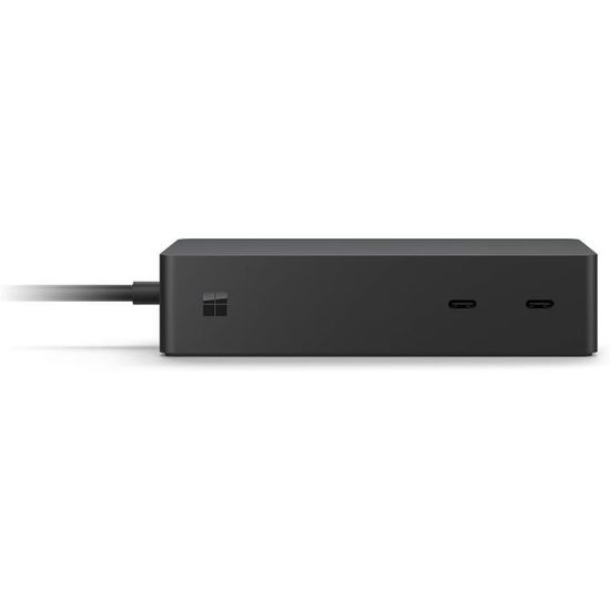 Station D'accueil Surface Dock 2 12-en-1 - Compatible Surface Pro, Laptop, Studio - 120W, Triple écran, HDMI, DP, USB-C, RJ45 - 9