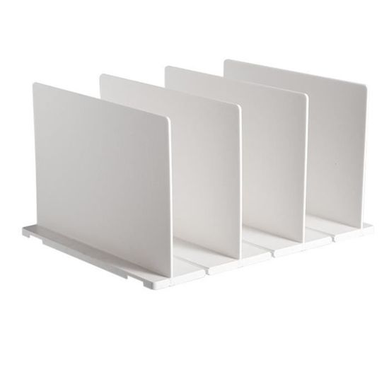 Séparateur D'Armoire 8 Pièces - Organisateur Sacs à Main Réglable, Acrylique Transparent