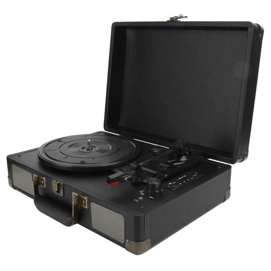 Platine Vinyle 10 En 1 ORCC – Lecture 33/45/78 Tr/min, CD/USB/SD/Bluetooth/Radio FM-AM – Avec Carte Cadeau - 3