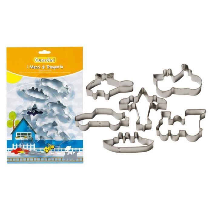GUARDINI Set de 6 Découpes Pâte Transport