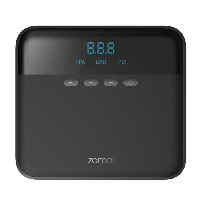Compresseur dair - 70mai - Midrive TP03 - Écran tactile LED - Gonflage 25L/min - Sortie 12V DC
