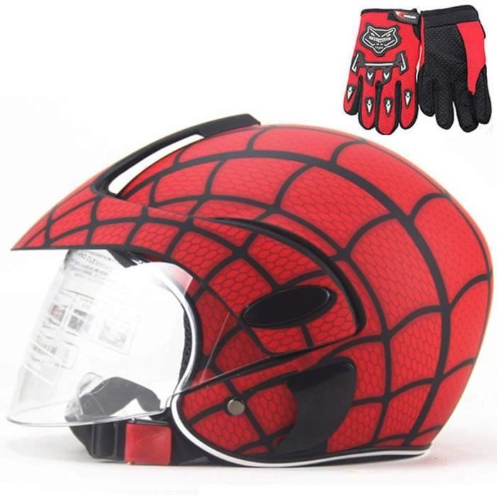 JKSX Casque De Scooter pour Enfants, Casque De Vélo pour Enfants, Moto, Casquette De Sécurité Cartoon pour Enfants De 3 À 8 Ans, pou
