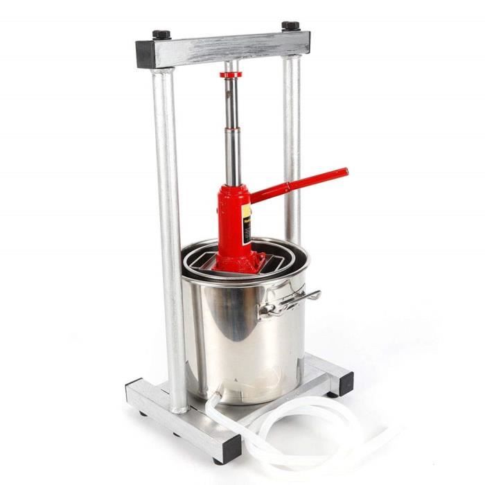 Presse Hydraulique Presse-Agrumes pour Les Pommes, Raisins, Baies, Fruits, vin, cidre 12L