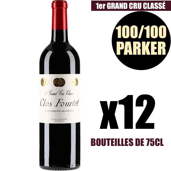 X12 Clos Fourtet 2009 75 cl AOC Saint-Émilion 1er Grand Cru -B- Classé Vin Rouge