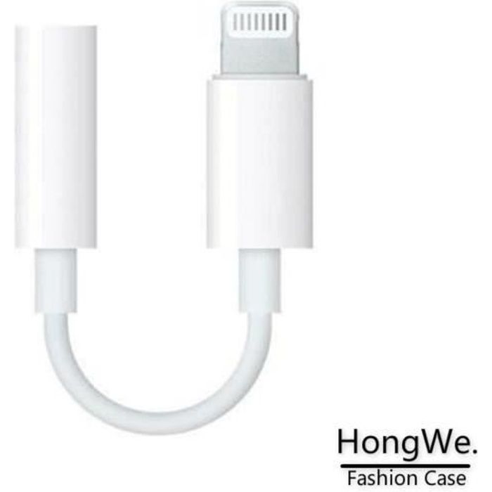 Adaptateur Lightning vers prise casque Jack 3,5 mm pour iPhone-iPhone 7 7 Plus Lightning vers Jack 3,5 mm