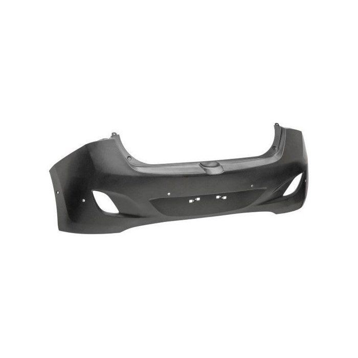 Pare-choc arrière noir ou à peindre avec 6 trous radars Hyundai I30 5 portes 2012-2017 RA30424
