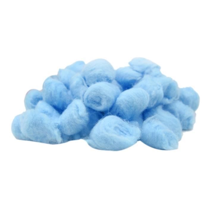 Jouet,Boule de coton Hamster pour animaux de compagnie,Hiver,ours or chaud,en coton 100 pièces,boule pour animaux de - Type Blue