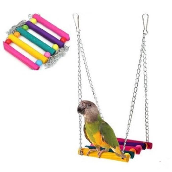 Jouet,Animal de compagnie oiseau balançoire jouets animal de compagnie suspendus balançoire pour perroquet perruche - Type 1pc