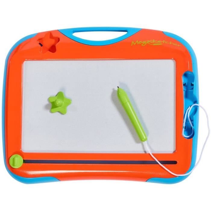 ARDOISE MAGIQUE TOMY - Mini Ardoise Magique Megasketcher T72741, Tablette Dessin Idéal Pour les Voyages, Tableau Magn&eac13