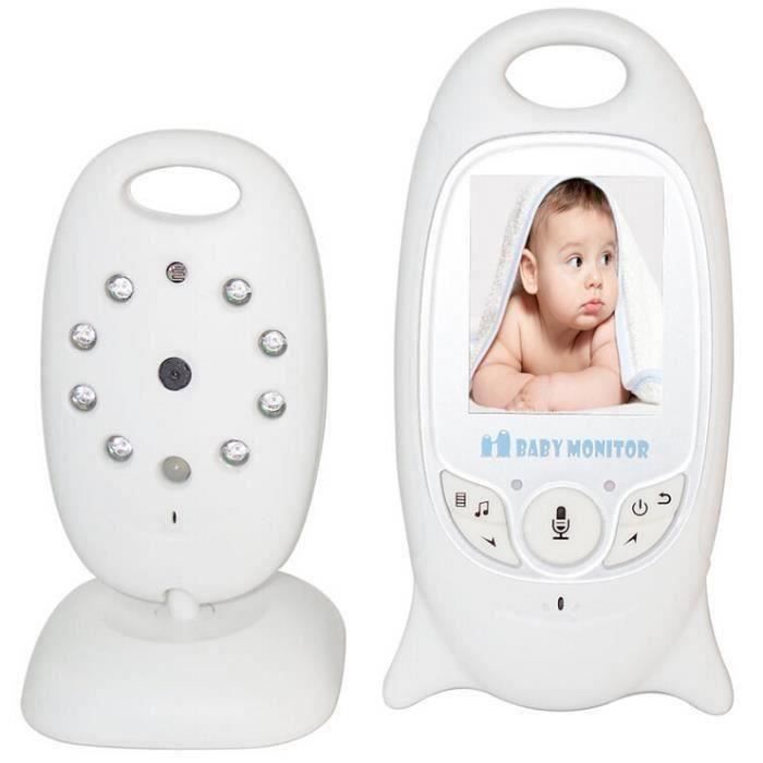 Babyphone vidéo - Sans fil - Multifonctions - 2,0'' - Vision nocturne